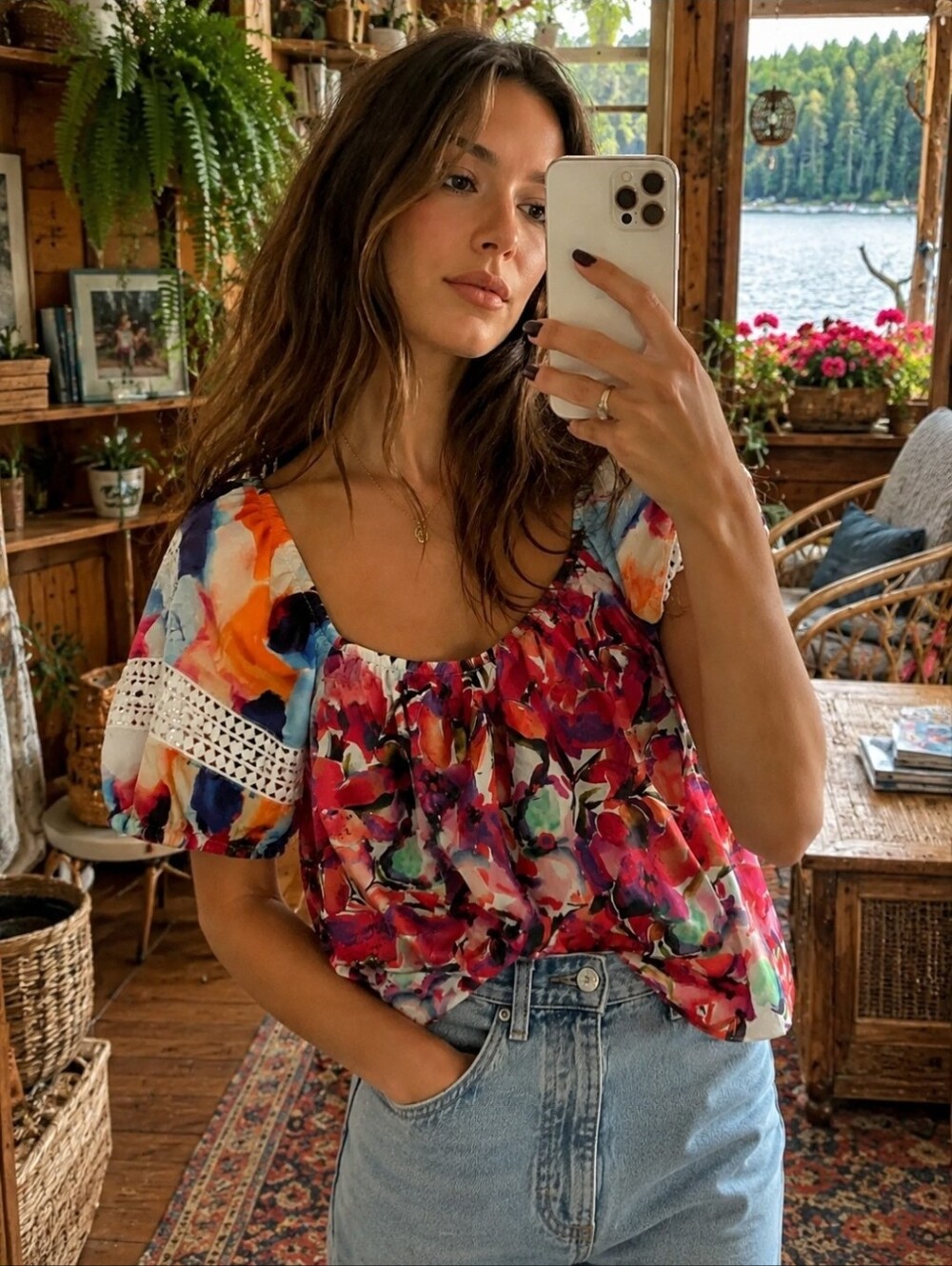 French Connection 100% Organic Cotton Top